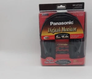 PANASONIC RP-HT355 HEADPHONES Brand New *Foam Will Need To Be Replaced** SH - Picture 1 of 18