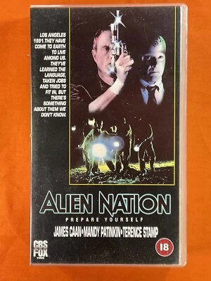 Alien Nation VHS Video Tape PAL Cert 18 Movie — 第 1/3 张图片