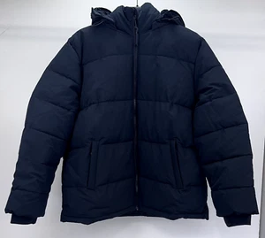 Chaqueta mediana acolchada Jack Wills, chaqueta para mujer talla 14 del Reino Unido, grande, negra, nueva - Imagen 1 de 12