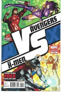 AVX vs. 4 Brandon Peterson Cover Avengers vs X-Men - Foto 1 di 1