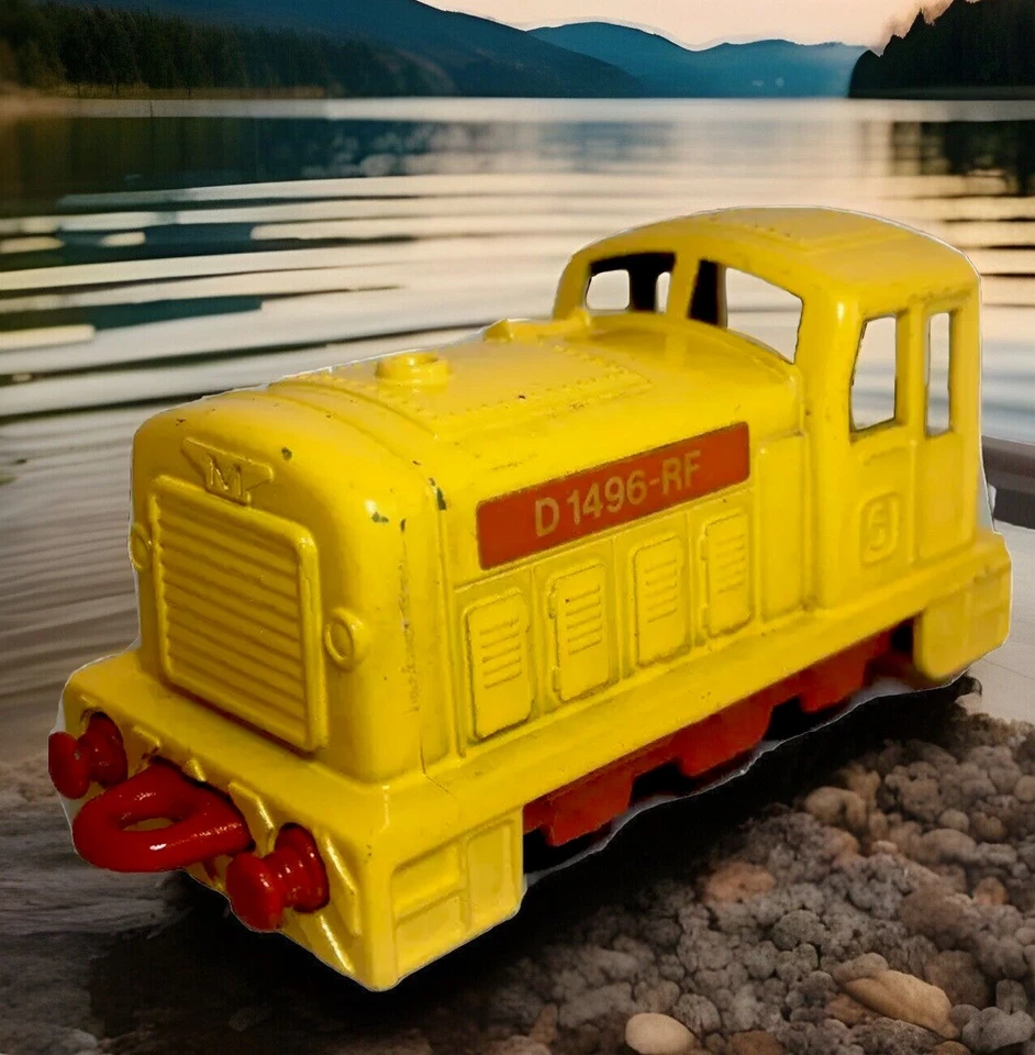 Matchbox Eisenbahn Lesney Nr 24 Shunter D 1496-RF Lok Lokomotive Zug Railway - Bild 1 von 4