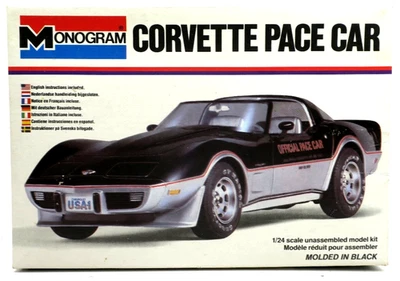Monogram 1/24 Corvette Pace Car Model Kit 2253 - Image 1 of 4