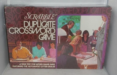Vintage 1975 Scrabble Duplicate Crossword Game Word Tile Game - NEW SEALED - Image 1 of 4