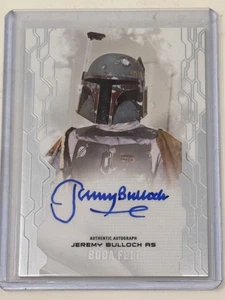 2017 Star Wars Masterwork Vertical Jeremy Bulloch as Boba Fett Auto MAA-JBU - Picture 1 of 2