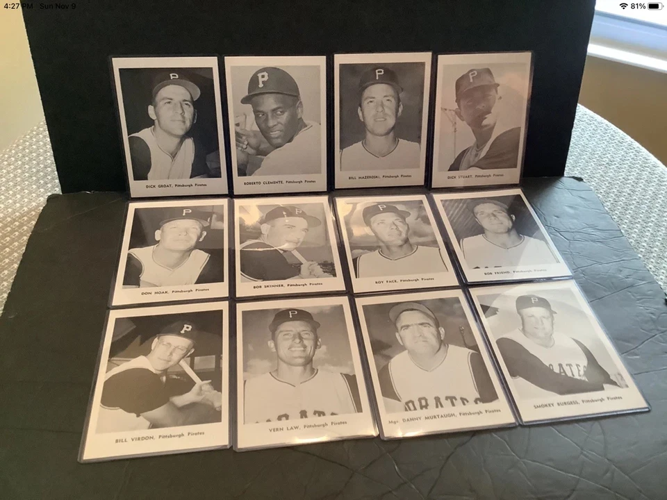 Paquete de fotos de los Piratas de Pittsburgh Jay Publishing 1960. Excelente estado. Foto 1 de 1