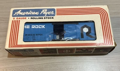 AMERICAN FLYER - 4-9701 - The Rock Box Car - S Gauge! - Image 1 of 3