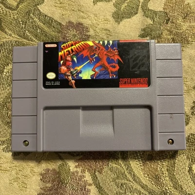 Super Metroid (Super Nintendo SNES, 1994) Authentic Tested Nice Label !! - Image 1 of 3