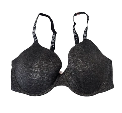 Victorias Secret Womens 34D T-Shirt Lightly Lined Demi Bra Underwired Padded - Image 1 of 4