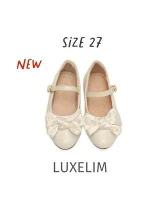 NUEVO Luxelim Talla 27 Liah Zapatos de Cuero Crema Arco Centro Foto 1 de 4