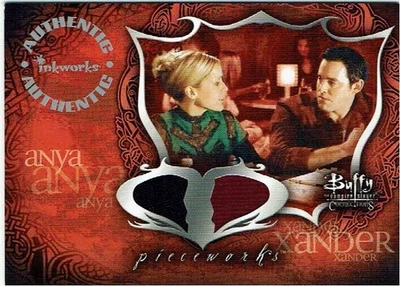 Buffy the Vampire Slayer Connections Dual Pieceworks Card PWC-2 Anya & Xander (b - Image 1 of 2
