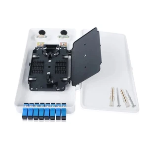 8 Port Glasfaser Klemmenkasten, SC Glasfaser Anschlussverteiler... - Bild 1 von 16