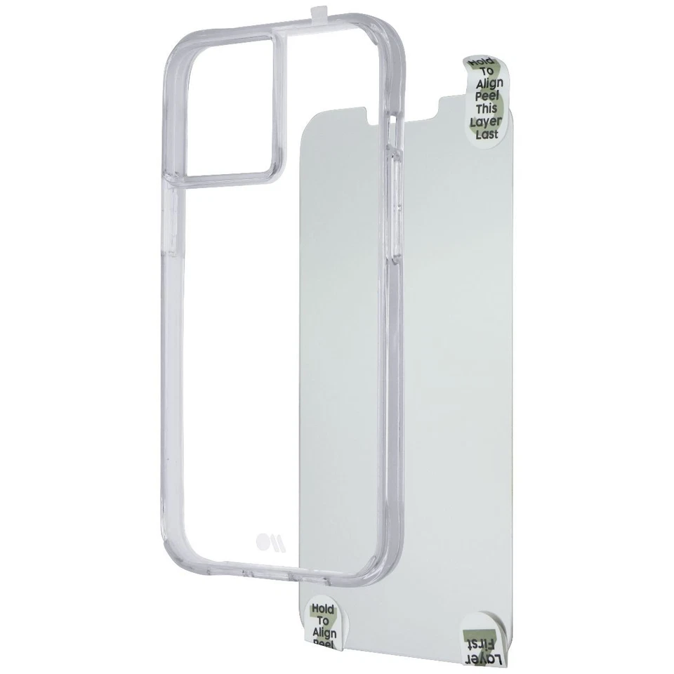 Casemate Case for iPhone 13 Pro Max Clear With SCREEN PROTECTOR