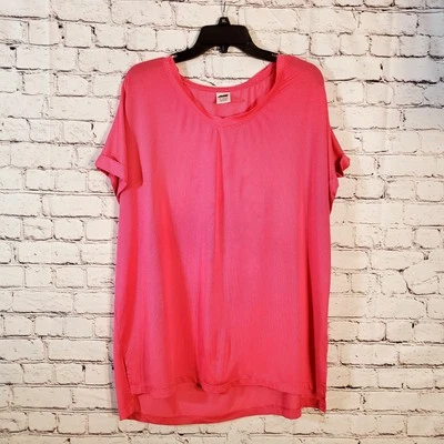 Pullover deportivo Avia rosa blanco lunares cuello en V SS para mujer XL (16-18) Foto 1 de 4