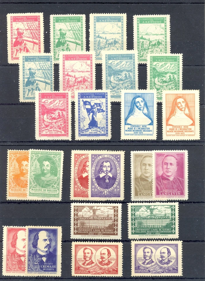 CANADA 24 x POSTER STAMP ** MNH - VF  - Image 1 of 1