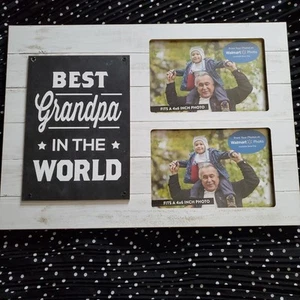 Best Grandpa In The World Picture Frame - Picture 1 of 9
