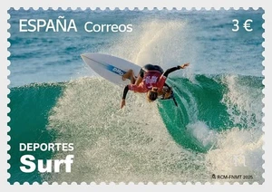 spain ca 2025 Sports Surfing surf  status as an Olympic Paris 2024 1v mnh - Picture 1 of 1