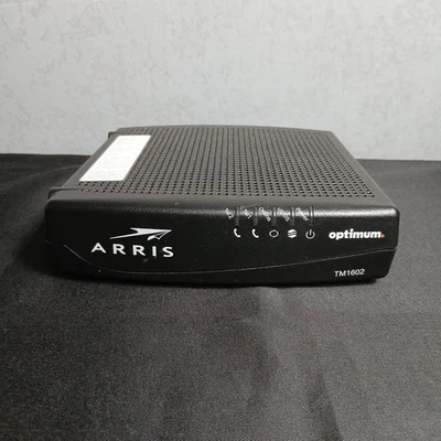 ARRIS TM1602A Cable Modem DOCSIS Optimum No Power Cord  - Image 1 of 4