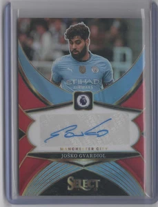 Josko Gvardiol Panini Select Signatures 2024-25 Premier League Red Auto #SS-JG - Bild 1 von 2