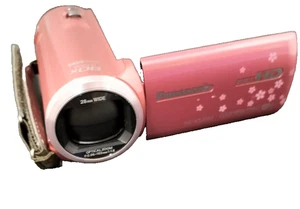 Panasonic HC-V520M Digital Camcorder HD Video Camera Pink Tested Used from JPN - Picture 1 of 8