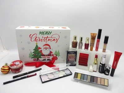 L'Oreal Beauty Glam Make Up Geschenkbox Geschenkset - Gratis Weihnachtskerze