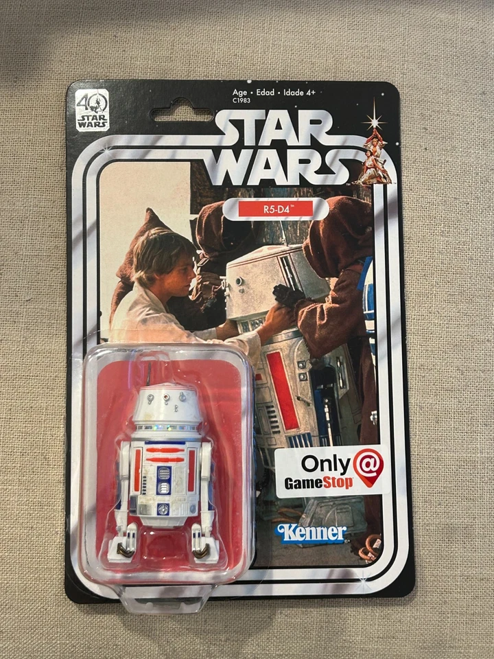 Figura Star Wars The Black Series 40 Aniversario R5-D4 Game Stop Exclusivo NUEVO Foto 1 de 1