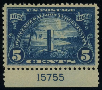 EE. UU. Scott # 616, como nuevo NH, certificado PSE calificado XF-excelente 95 SMQ $250 (57103) Foto 1 de 2