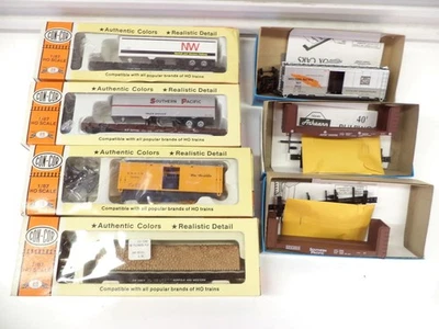 Athearn/Con-Cor HO Freight cars kits(7), Southern Pacific ++ (lot gh8) - Image 1 of 2