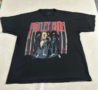 Motley Crue  Theatres of Pain World Tour  1985-1986 T Shirt  Size XL - Image 1 of 4