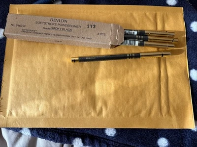 4 Revlon Softstroke Powderliner SMOKEY BLACK, Sealed , old Formula - Image 1 of 3