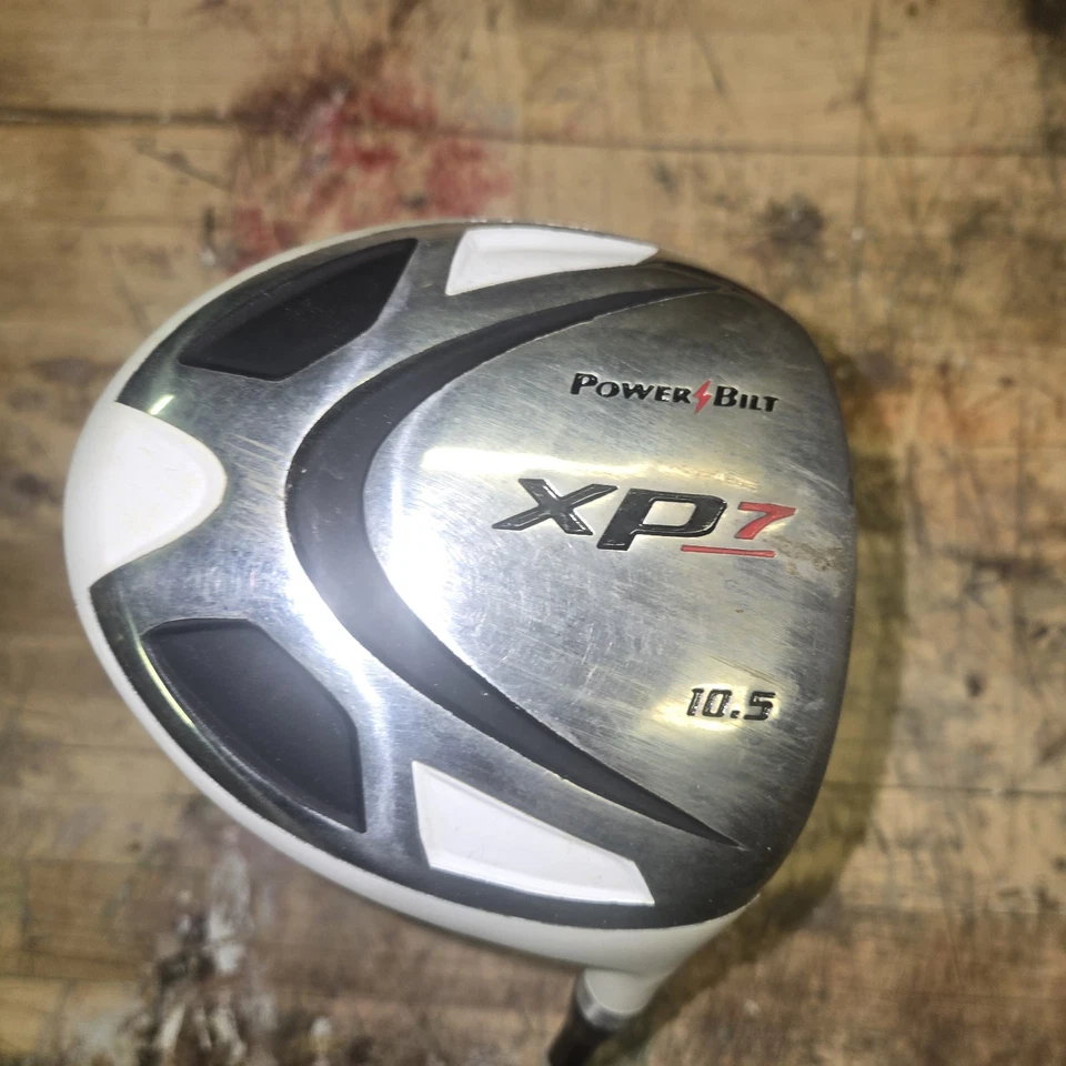 POWER BILT XP7 10.5° WHITE DRIVER M REGULAR FLEX GRAPHITE 68 S SHAFT MENS RH - Image 1 of 4