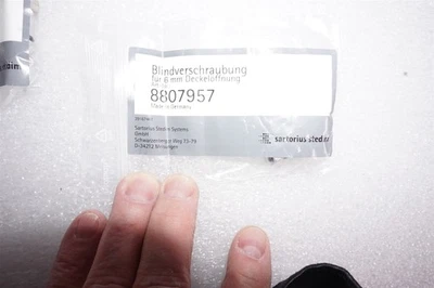 Enchufe ciego biorreactor Sartorius 6 mm P/N 8807957, 11 disponibles Foto 1 de 2