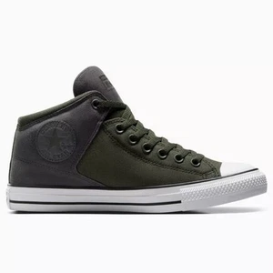 Converse CTAS High Street Mid Suede Cave Green Dark Matter A12873C Mens Size 8 - Picture 1 of 7