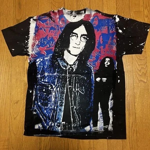 John Lennon Beatles Vintage T-Shirt USA - Picture 1 of 10