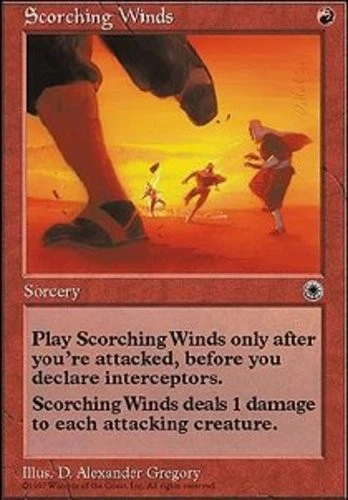 Scorching Winds - Portal # MTG Magic The Gathering - Image 1 of 1