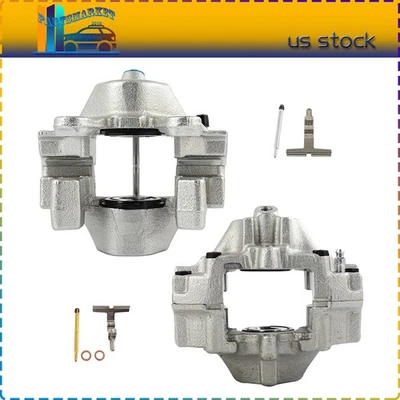 Rear Pair For Mercedes-Benz C320 Sedan 2001-2005 Brake Calipers Foto 1 de 4