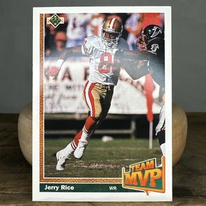 Equipo Upper Deck 1991 Jugador Más Valioso #475 Jerry Rice San Francisco 49ers - Imagen 1 de 3