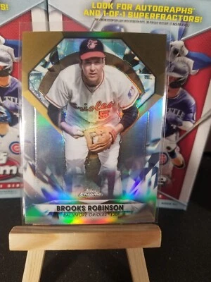 2022 Topps Chrome Update BROOKS ROBINSON Diamond Greats Refractor DGC-28 - Image 1 of 2