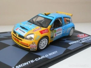 RENAULT CLIO S1600 MONTE CARLO 2007 CAR 1/43 1:43 RALLYE RALLY BETTI AGNES - Imagen 1 de 2
