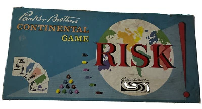 RISK! Continental Vtg Mid Century Board Game 1959 Parkers Bros Complete RARE - Image 1 of 4