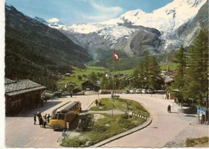 SASS-FEE - SCHWEIZ - POSTPLATZ MIT ALLALINORN - V1969 - Bild 1 von 1