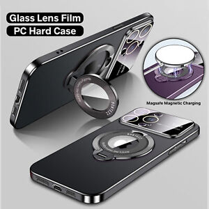 For iPhone 15 Pro Max 14 13 Pro 12 Mag Safe Magnetic Lens Shockproof Case Cover