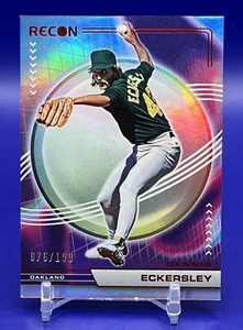 2023 Panini Chronicles #2 Dennis Eckersley Recon Red /199 - Oakland - Picture 1 of 3