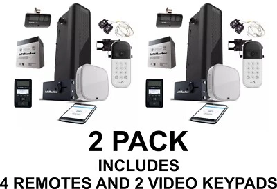 LiftMaster 98032 DC Heavy Duty Wall Mount Opener Bundle Video Keypad 2 PACK - Image 1 of 4
