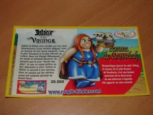 KINDER 2S-260 ASTERIX VIKINGS WIKINGER BPZ FRANCE - Photo 1/1