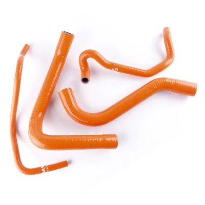 Orange for 2009-18 2019 BMW S 1000 RR HP4 S1000XR S1000R Silicone Radiator Hose - Image 1 of 4