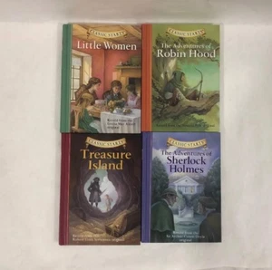 4 Classic Starts® lLittle Women, Robin Good, Treasure Island, Sherlock Holmes - Picture 1 of 4