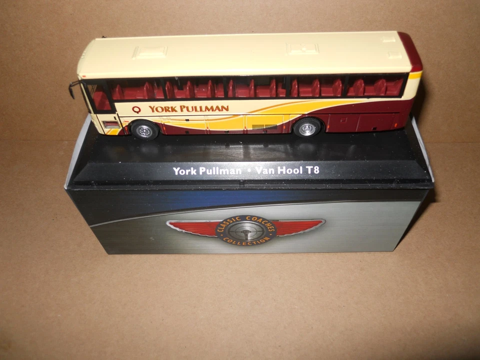AUTOBUS PULLMAN 1/72 ATLAS BUS DIECAST COACHES #112 YORK PULLMAN - VAN HOOL T8 - Immagine 1 di 1
