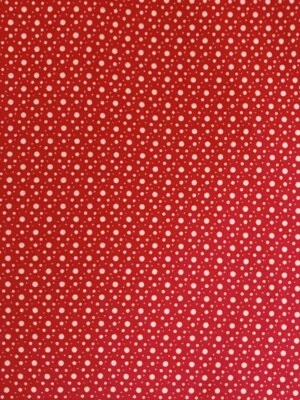 Lularoe Leggings OS Red with White Microdots Polka Dots Christmas VINTAGE NWOT - Image 1 of 3