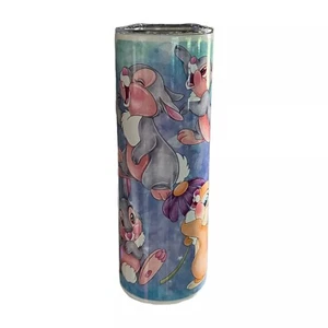 Handgefertigter 20 oz Edelstahlbecher - Thumper-Bambi-Friends - Miss Hase - Geschenk - Bild 1 von 3