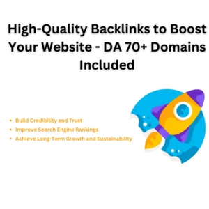High-Flyer Boost: DA 70+ Backlinks to Elevate Your Website - Picture 1 of 1